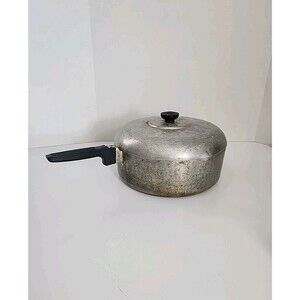 Vintage MAGNALITE GHC 11 1/4" x 4" deep Chicken Fryer SKILLET With Lid 28.5cm